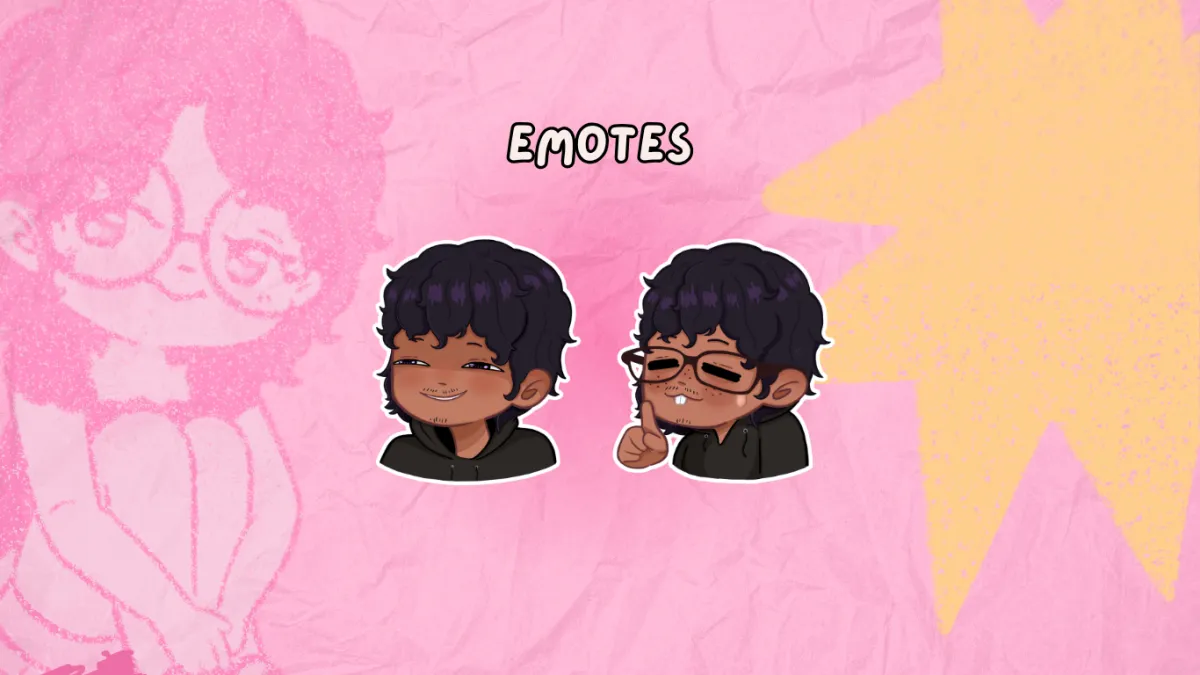 Vou fazer emotes/pngtubers fofos para você!